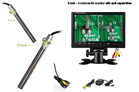 PSE-20-AV manual pick and place machine, AV monitor and AV microscopes