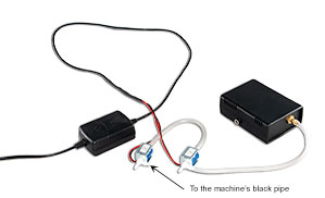 Pump connections for the PSE-20 manual pick and place machine